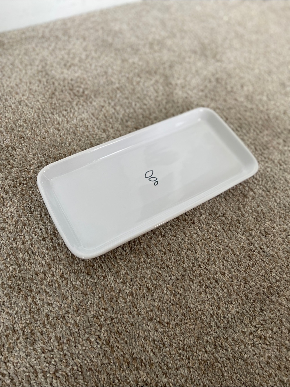 Grove Co Ceramic Sink-Side Tray White Modern